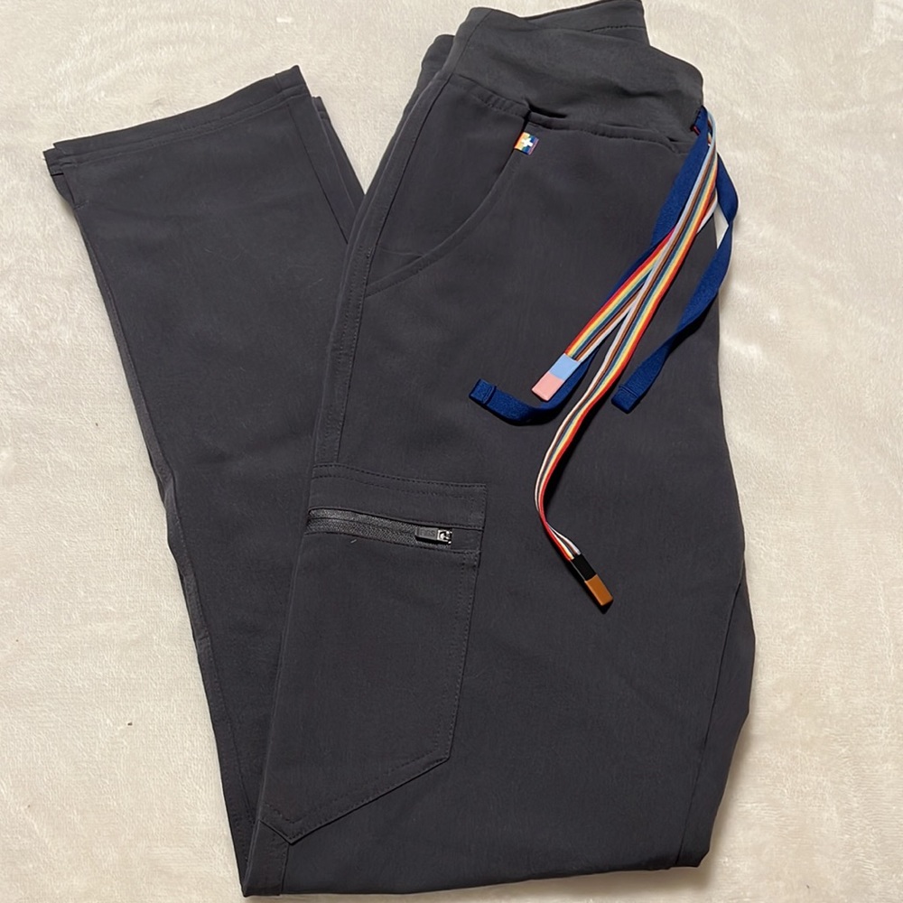 Figs Limited Edition PRIDE Charcoal Yola Scrubs